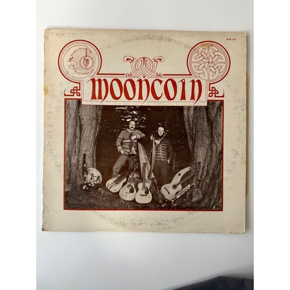 Mooncoin Self Titled 1982 LP Kicking Mule Records KM 314 Autographed VG+